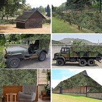 Filet de camouflage double couche Filet de camping extérieur Jungle Camouflage Stealth Filet de camouflage pour la chasse