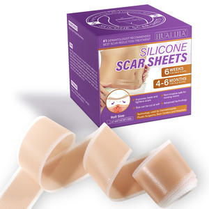 HUALIJIA-Bande de cicatrices professionnelles en <span class=keywords><strong>silicone</strong></span> réutilisable, imperméable, pour les cicatrices chéloïdes chirurgicales - Product Image 6