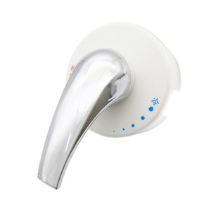 Robinet mélangeur mural à 3 trous en métal, style moderne et simple, pour chauffe-eau électrique, accessoires de douche - Product Image 1