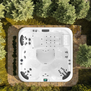 Hot Tube Piscine Spa Extérieure pour 6 Personnes avec Fonction de Massage Moderne pour Jacuzzi pour Hôtels Villas Intérieur et Jardin - Product Image 3