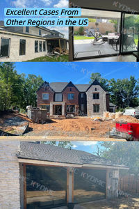 वाटरप्रूफ बी फोल्डेबल डोर विभाजन एकॉर्डियन डबल ग्लास फोल्डिंग पैटियो डोर सिस्टम - Product Image 5