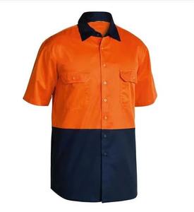 視認性の高い反射器安全100% ポリエステルオートバイ作業通気性作業服シャツ - Product Image 2