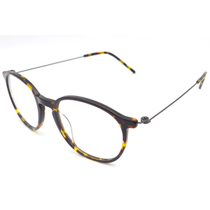 Monturas de Gafas Unisex Redondas con Aro Completo, Diseño de Caparazón de Tortuga, Lentes de Resina, para Adultos, Aptas para Todas las Formas de Rostro - Product Image 3