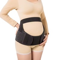 Ceinture de Maternité en Gros – Ensemble 3 Pièces : Bande de Soutien Ventral et Dorsal pour la Grossesse, Réglable, Respirante et Élastique