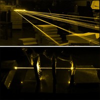 Pointeur laser professionnel super lumineux longue portée jaune doré, faisceau focalisé 591 nm, meilleur pointeur laser