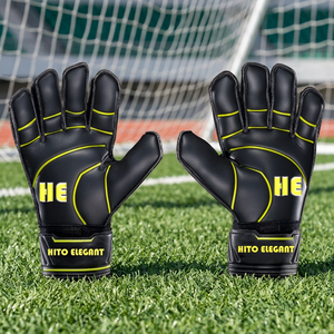 Gants de gardien de but de protection des doigts de football tendance en gros respirant conception de logo personnalisé étanche Football Sports - Product Image 2