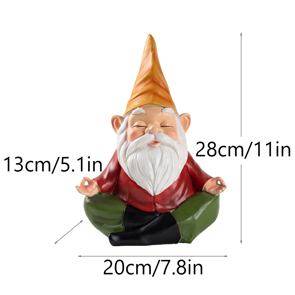 Chapeau jaune de gobelin de méditation