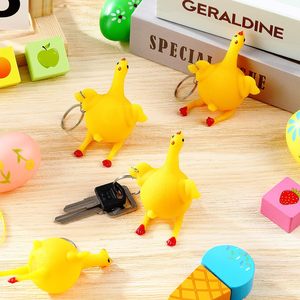 EPT Boys perempuan lainnya penghilang stres antistres ayam Squishy Fidget gantungan kunci mainan toyks - Product Image 6