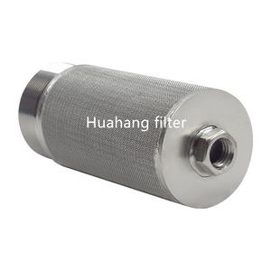 Tapa final de acero inoxidable cartucho de filtro sinterizado industria personalizar elemento de filtro de sinterización - Product Image 3