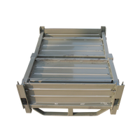Grande boîte métallique pliante OEM, conteneur pour entrepôt, vente en gros,