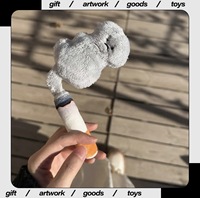 Breloque en peluche amusante personnalisée Smoke Buddy avec motif cigarette