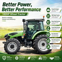 Tracteur agricole certifié CE FULCORE avec amplificateur d'embrayage en option et chenilles réglables pour le transport agricole