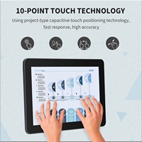 TouchWo 3 días de entrega rápida montado en la pared led industrial capacitivo multi pantalla táctil PC Monitor pantalla industrial