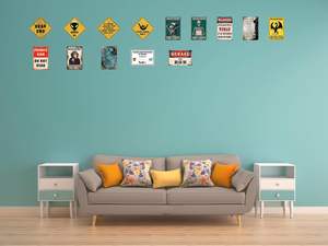 النسخة الرجعية 51 منطقة تسمية الجدار الديكور ، ومناسبة للحانات والمقاهي والفيلات الشاطئ ، وديكورات الفناء الخلفي - Product Image 6