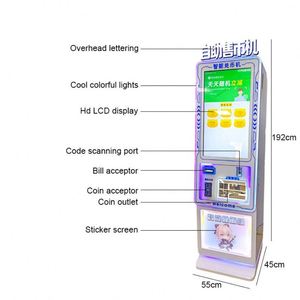 Distributeur automatique de pièces et de monnaie NINIX avec structure métallique et prise en charge de la langue anglaise - Product Image 1