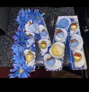 Caja de cartón personalizada con forma de letra para comida, cartón de fresa para Catering - Product Image 2