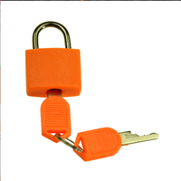 Cadenas en laiton petit format FEIHUNA, étanche et recouvert de plastique, idéal pour cadeaux et bagages