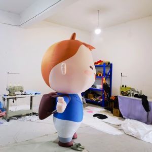 Mochila de preescolar inflable de <span class=keywords><strong>muñeca</strong></span> de vaca inflable de personaje pequeño de altura personalizada - Product Image 4