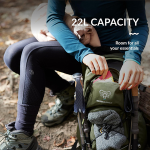 Muestra gratis Unisex 30L Mochila al aire libre Diseño de moda Forro de poliéster impermeable Senderismo Mochila Deportes de montaña Camping - Product Image 3