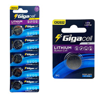Pile bouton au lithium CR2032 3,0 volts longue durée pour colliers d'animaux, lampes LED, articles de sport, podomètres