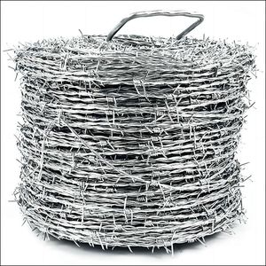 Fil barbelé en fer galvanisé à chaud anti-escalade, diamètre 2,0-2,5 mm, 200-300 m, pour usage agricole et carcéral - Vente chaude - Product Image 3