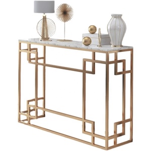 Mesa <span class=keywords><strong>Consola</strong></span> de Mármol de Lujo Ligero Estilo Nórdico y Chino Moderno Gabinete Largo para Recibidor de Hoteles y Vestíbulos Elegante Mesa de Vista Final - Product Image 6