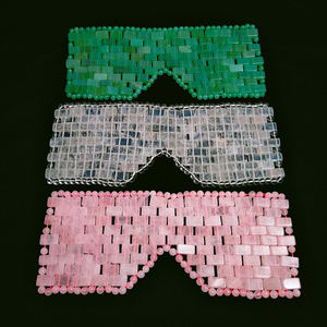HZ réel pour la thérapie <span class=keywords><strong>anti</strong></span>-âge <span class=keywords><strong>masque</strong></span> de soulagement des maux de tête et des migraines perles de pierre de jade <span class=keywords><strong>masque</strong></span> pour les yeux de refroidissement - Product Image 4