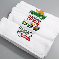 Serviette personnalisée en coton pour hôtel, avec logo brodé, plus grande et plus épaisse, durable, pour les mains et le visage