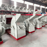 Broyeur à marteaux haute efficacité, broyeur de bois robuste, machine à sciure de bois 1-5t/h pour la production de combustible biomasse