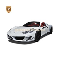 Kit de carrosserie en fibre de carbone style MSY pour Ferrari 458 Ensemble de pare-chocs avant Jupes latérales d'aile Pare-chocs arrière Aileron arrière Capot