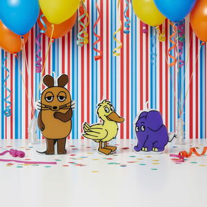 Velas Decorativas Dr. Oetker con Motivos de Ratón, Pato y Elefante, Paquete de 3 Velas de Cumpleaños VPE 6 - Product Image 2