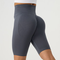 Pantalones Cortos de Yoga PASUXI, Cintura Alta, Cinco Puntos, Leggings Deportivos, Levanta Glúteos, para Gimnasio y Entrenamiento