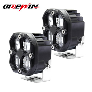 Four <b>Leaf</b> Clover Work <b>Light</b> 20W 3-Inch LED Off-Road Vehicle Roof <b>Light</b> Motorcycle Spotlight Bi-Beam - Product Image 2