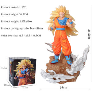 Statuetta Anime <span class=keywords><strong>Dragon</strong></span> <span class=keywords><strong>Ball</strong></span> Z in PVC da 36,5 cm, Super Saiyan 3 Kirin Goku Vegeta, Action Figure, Modellino Giocattolo da Collezione - Product Image 2