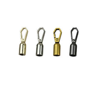 Connecteur mousqueton mini en métal avec logo personnalisé, finition polie/plaquée, style mode, accessoire de fixation pour sac, poignée de sac à main, cordon - Product Image 1