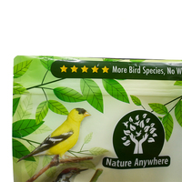 Sachet Doypack Personnalisé de Haute Qualité en Plastique PE Recyclable avec Fermeture Ziplock pour Aliments (Graines et Graisses) pour Oiseaux de Compagnie