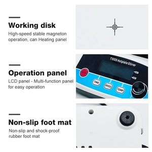 وصل حديثًا T100S التدفئة مع مدفأة مختبر 6L خلاطات عطر هوت بلات معمل خلاط رقمي - Product Image 6