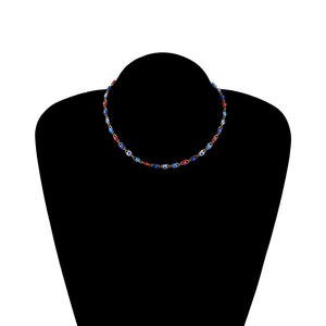 Custom Cross-Border Jewelry <b>Simple</b> Elegant Single Layer Evil for Women Fashion Hot-Selling Eye Element <b>Necklace</b> - Product Image 4
