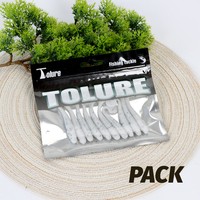 Tolure vente 7cm 3g 10 pièces/sac appâts artificiels ver souple Grub leurre T queue en plastique souple leurre de pêche