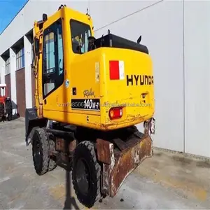 Used hyundai 140 Wheel Excavator South Korea hyundai 130 140 Wheel Excavators for Sale - Product Image 2