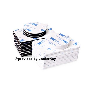 Nastro Adesivo Biadesivo Personalizzato Nero Rotondo e Quadrato, Schiuma Eva Fustellata ad Alta Viscosità, Adesivo in Schiuma per Auto - Product Image 5