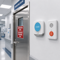 Système d'Appel Infirmier Sans Fil Intelligent pour Hôpitaux : Affichage Bidirectionnel sur Écran de Chevet et de Couloir pour la Communication Médicale en Unité de Patients - Modèle Maître d'Usine