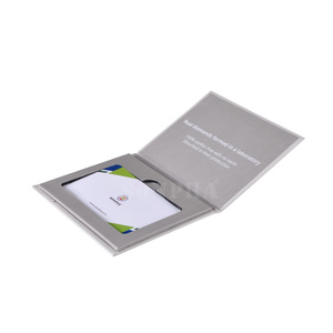 <strong>Custom</strong> Logo Book Shape <strong>Cardboard</strong> Holder Visa Packaging Box Magnetic Vip Credit Card Gift Box with <strong>Insert</strong> for Credit Card - Product Image 5