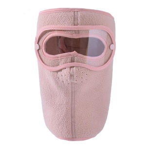 Winter Winddichte Anti-Staub Vollgesichtsmaske für Radfahren und Skifahren, Atmungsaktive Maske mit Augenschutz, Hochauflösende Antibeschlag-Brille mit Kapuzenabdeckung - Product Image 4