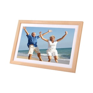 Frameo 15.6-Inch WiFi Smart Digital Photo Frame 32GB with Wood Effect Send Pictures Via Frameo APP & Clock Function - Product Image 2