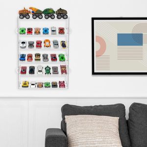 Clear Acrylic Display Case for Toy <strong>Cars</strong> &amp; <strong>Matchbox</strong> <strong>Cars</strong> 6 Tiers <strong>Matchbox</strong> <strong>Cars</strong> Display Case Sturdy Assembly Storage Case Display - Product Image 4