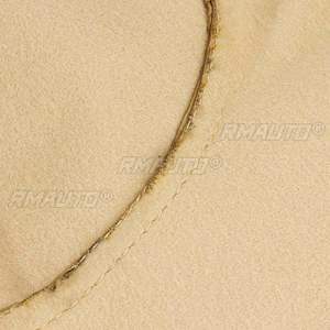 Housses de siège de voiturette de golf noires/beiges en cuir PU pour voiturette de golf personnalisée EZGO TXT RXV Club Car DS, ensemble de housses de siège imperméables - Product Image 6