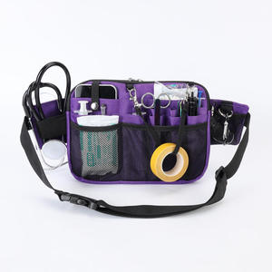 Paarse Verstelbare Nurse Fanny Pack Verpleegkundige Organizer Riem Nurse Schort Heuptas Organizer Zakje