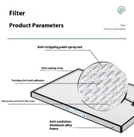 Filtro de Aire ULPA U17 Industrial H13 H14 HEPA Nuevo Filtro de Panel 24x48 con Construcción Duradera para Sala Limpia Farmacéutica