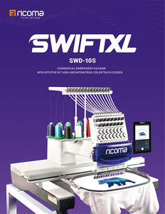 Sistema de Bordado Todo en Uno <span class=keywords><strong>Ricoma</strong></span> SWD-1501 de 15 Agujas con Bastidor para Gorras, Listo para Emprendedores y Pequeñas Empresas - Product Image 2